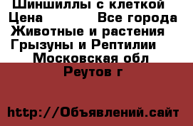 Шиншиллы с клеткой › Цена ­ 8 000 - Все города Животные и растения » Грызуны и Рептилии   . Московская обл.,Реутов г.